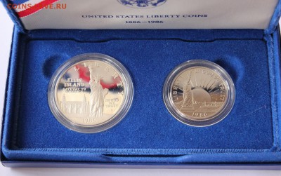 1 доллар США 1986 Liberty. +50с. Proof. Серебро. - IMG_8223.JPG