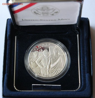 1 доллар США 2007 Джэймстоун. Proof. Серебро. - IMG_8216.JPG