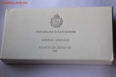 10000+5000 лир 1995 Сан Марино. Америго Веспуччи. Серебро. - IMG_8215.JPG