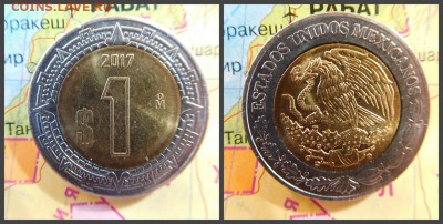 Мексика 1 песо, 2017 БИМ - 7
