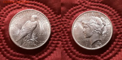 США. 1 доллар 1923 г. Peace. До 17.04.19. - 20190412_180703