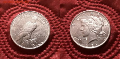 США. 1 доллар 1924 г. Peace. До 17.04.19. - 20190412_180715