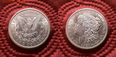 США. 1 доллар 1921 г. S. Морган. До 17.04.19. - 20190412_180800