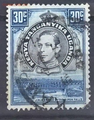 Колонии Кения Уганда Танзания 1938 1м 30ц до 18 04 - 33
