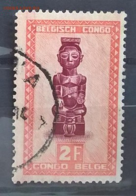 Колонии Бельгийское Конго 1947 1м до 18 04 - 36