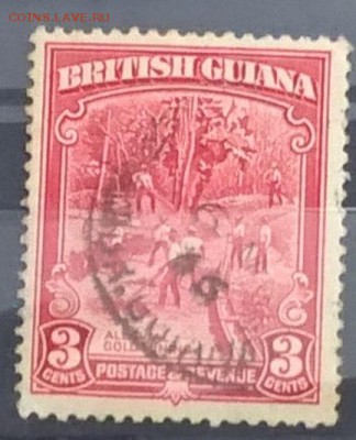 Колонии Британская Гвиана 1934 1м 3ц до 18 04 - 40