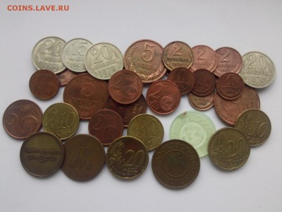 МИКС- лот жетоны ᗰетро €центы советы после 1961 г. до 20.04. - IMG05540