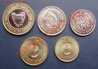 Бахрейн. Комплект монет 2002-08 UNC до 25.06.11 в 22-00 - Бахрейн 2