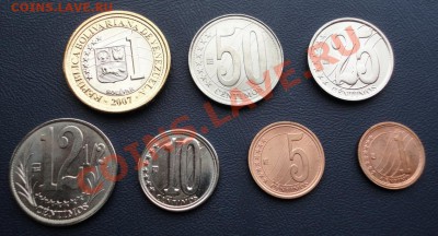 Венесуэла. Полный комплект 2007-09 UNC до 25.06.11 в 22-00 - Венесуэла нов 1