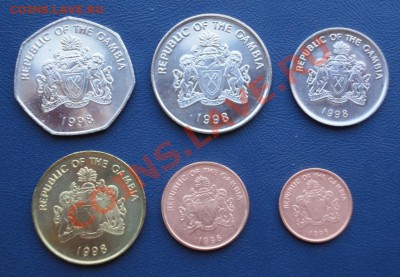 Гамбия. Полный комплект в UNC до 25.06.11 в 22-00 - Гамбия 2
