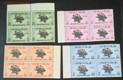 BAHAWALPUR 1949 4м надпечатка ** в квартах до 18 04 - 15