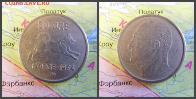 Норвегия 50 эре, 1964 - 11