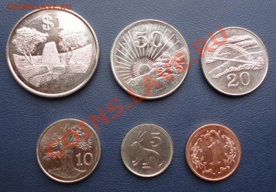 Зимбабве. Комплект монет 1995-2003 в UNC до 25.06.11 в 22-00 - Зимбабве 1