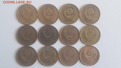 Погодовка СССР 61-91гг 5коп (12шт разные), до 22.04 - Ч 5коп 12шт-2