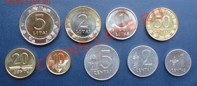 Литва. Все современные монеты в UNC до 25.06.11 в 22-00 - Литва 1