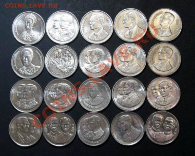 Комплекты и Банковские Наборы Иностранных монет UNC ДЕШЕВО! - Thailand 2 baht 43 coins set (3).JPG