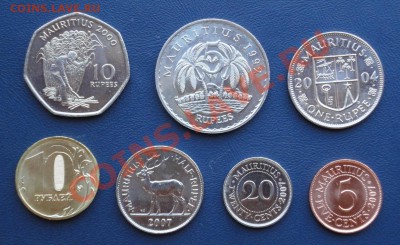 Маврикий. Комплект монет в UNC до 25.06.11 в 22-00 - Маврикий 1