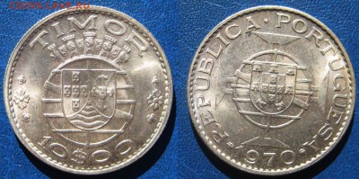 ПОРТУГАЛЬСКИЙ ТИМОР  10 эскудо 1970 г До 17.04 В 22-00МСК - Тимор