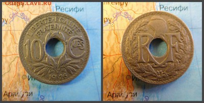 Франция 10 сантимов, 1926 - 16