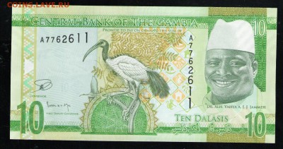 ГАМБИЯ 10 ДАЛАСИ 2015 UNC - 100
