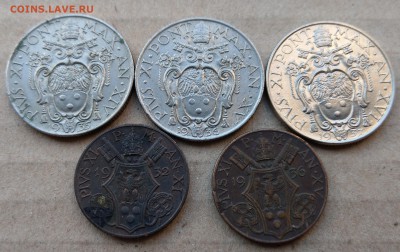 Ватикан 1 лира и 10 чентезимо 1932-1937 ФИКС до 19.04 - IMAG1100~2