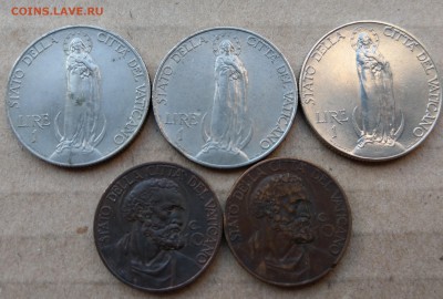 Ватикан 1 лира и 10 чентезимо 1932-1937 ФИКС до 19.04 - IMAG1101~2