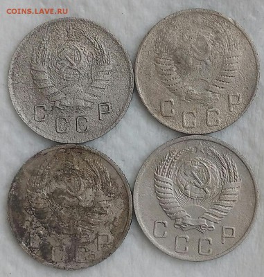 10 копеек 1941,49,50,51. До 19.04.19. 22-00 Мск. - 5BTLcVE5hr0