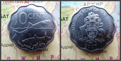 Багамы 10 центов, 2007 - новый коллаж8