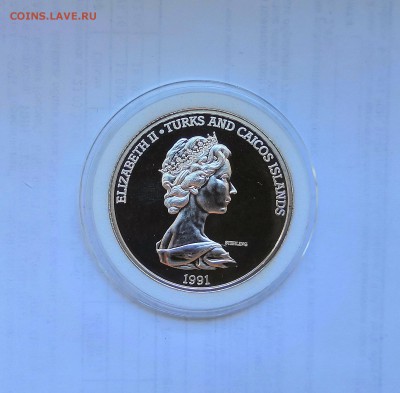 20 крон 1991 О-ва Теркс и Каикос. Х.Колумб. Серебро. Proof. - IMG_20190413_110424