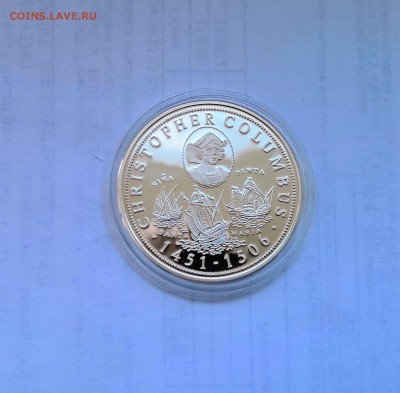 150 шиллингов 2000 Сомали. Х.Колумб. Серебро. Proof. - IMG_20190413_111023