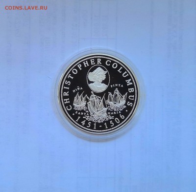 150 шиллингов 2000 Сомали. Х.Колумб. Серебро. Proof. - IMG_20190413_111015