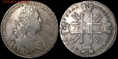 1 рубль 1728 года. 24.04.19 до 22:00 - Uorb1NEqIzo