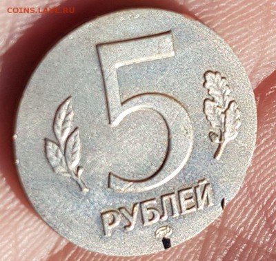 5 руб 1991 - Винторогий козел - белая вставка - 20190419_085351