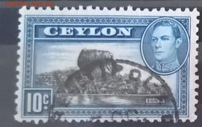 Колонии Цейлон 1938 1м 10ц  до 22 04 - 17