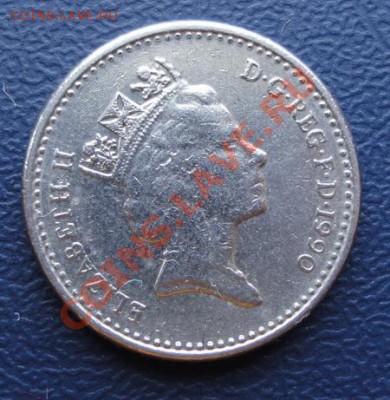 Великобритания 5 пенни 1990 до 25.06.11 в 22-00 - Великобритания 5п 1990 2