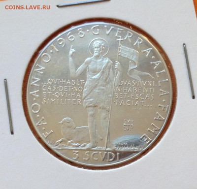 Мальтийский орден 3 скуди 1968г ФАО, до 25.04.19г - FullSizeRender (17)