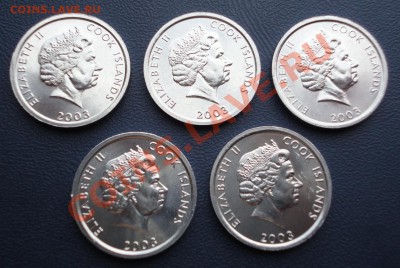 Острова Кука. Комплект 2003 в UNC до 25.06.11 в 22-00 - Кука 2