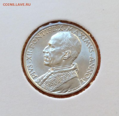 Ватикан 5 лир 1939г, до 25.04.19г - FullSizeRender (7)