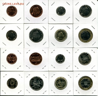 Гернси подборка 1п-2Ф 1998-2003 до 23.04.19 22-00 мск - Guernsey 1998-2003 dif2