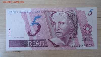 БРАЗАЛИЯ 5 РЕАЛ 1997-2011 UNC - DSC05658.JPG