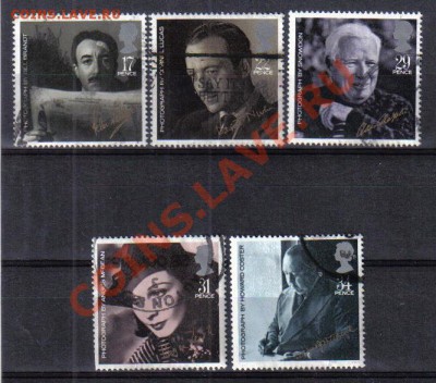 Марки мира - Великобритания 1985 Mi 1044-1048 Год Британского кино