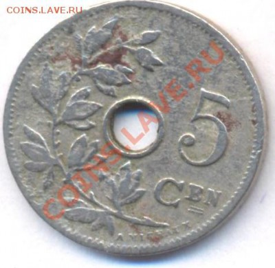 Бельгия 5 сантимов 1906 г. До 23.06.11 г. 20-00 МСК. - Бельгия 06.1