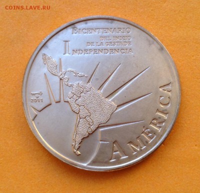 Куба 1 песо 2011г. 200 лет независимости Америки, 25.04.19г - FullSizeRender (21)