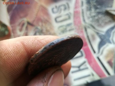 2 копейки 1758, перечекан, гуртовая надпись до 23.04.2019 - 1758 (4) - копия