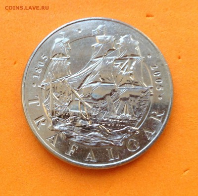 Великобритания 5 фунтов 2005г 200 лет Трафальгарской битве - FullSizeRender (4)