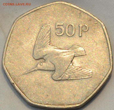 Ирландия 50 пенсов 1977. 23. 04. 2019. в 22 час 00. - DSC_0343