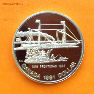 Канада 1 доллар 1994г 175 лет пароходу "Фронтенак". 25.04.19 - FullSizeRender (25)