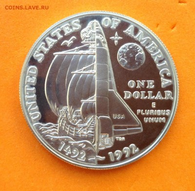 США 1 доллар 1992г 500 лет путешествию Колумба. 25.04.19г - FullSizeRender (16)