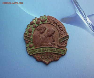 Знак " Юный натуралист" СССР.50-тые.(тяж.) До 24.04.. - IMG_7513.JPG