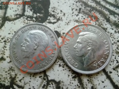 Британия Кроны 1935 и 1937 годы, серебро до 22-00 27.06.2011 - P1010305.JPG